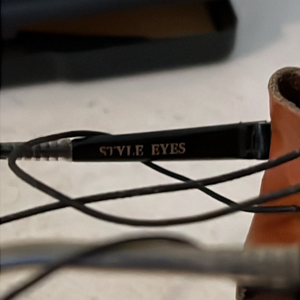 Vintage Style Eyes mountaineering climbing sunglasses leather sides - Picture 6 of 9